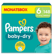 Windeln baby-dry™ Monatsbox Größe Gr.6 (13-18 kg) für Kids und Teens (4-12 Jahre)