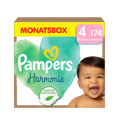 Windeln Harmonie™ Größe Gr.4 (9-14 kg) für Babys und Kleinkinder (4-18 Monate)