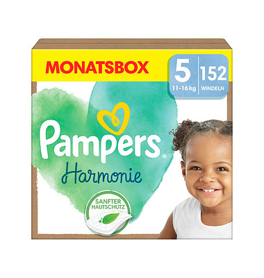Windeln Harmonie™ Größe Gr.5 (11-16 kg) für Babys und Kleinkinder (4-18 Monate)