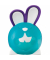 Radierer Croc Croc Puzzle Hase 015801 sort.