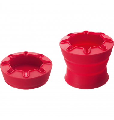 Wasserbecher aquaplus 1231402 rot