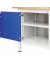 RAU Werkbank 1250x900x840-1040mm 4xSchublade-TA 1xTür l.gre.bl