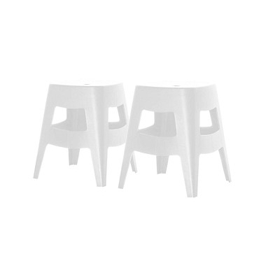 Hocker TBBELX5.13, weiß, bis 120kg