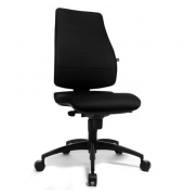 Bürodrehstuhl Syncro Soft, schwarz, bis 110kg