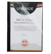 Klemmhefter 038-2345-004-07, A4 schwarz, für ca. 30 Blatt, Polypropylen