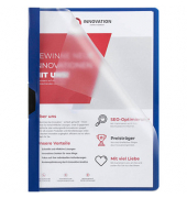 Klemmhefter 038-2345-004-11, A4 blau, f&uuml;r ca. 30 Blatt, Polypropylen (PP)