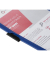 Klemmhefter 038-2345-004-11, A4 blau, für ca. 30 Blatt, Polypropylen