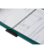 Klemmhefter 038-2345-004-04, A4 grün, für ca. 30 Blatt, Polypropylen (PP)