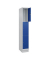 Schließfachschrank Classic PLUS enzianblau, lichtgrau 080020-103 S10003, 3 Schließfächer 30,0 x 50,0 x 195,0 cm