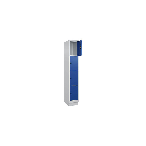 4066681682580 - Schließfachschrank Classic PLUS enzianblau lichtgrau 080020-104 S10003 4 Schließfächer 300 x 500 x 1850 cm 4066681682580 CP 4066681682580 - Schließfachschrank Classic PLUS enzianblau lichtgrau 080020-104 S10003 4 Schließfächer 300 x 500 x 1850 cm 4066681682580 CP