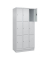 Schließfachschrank Classic PLUS lichtgrau 080020-303 S10009, 9 Schließfächer 90,0 x 50,0 x 195,0 cm