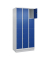 Schließfachschrank Classic PLUS enzianblau, lichtgrau 080020-304 S10003, 4 Schließfächer 90,0 x 50,0 x 185,0 cm