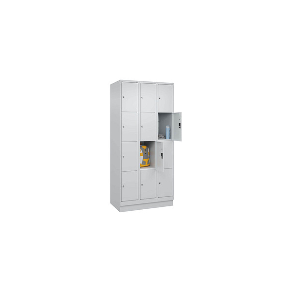 4066681684447 - Schließfachschrank Classic PLUS lichtgrau 080020-304 S10009 4 Schließfächer 900 x 500 x 1850 cm 4066681684447 C+P-Möbel 4066681684447 - Schließfachschrank Classic PLUS lichtgrau 080020-304 S10009 4 Schließfächer 900 x 500 x 1850 cm 4066681684447 C+P-Möbel