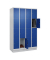 Schließfachschrank Classic PLUS enzianblau, lichtgrau 080020-404 S10003, 16 Schließfächer 120,0 x 50,0 x 185,0 cm