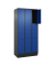 Schließfachschrank Classic PLUS enzianblau, schwarzgrau 080020-303 S10030, 9 Schließfächer 90,0 x 50,0 x 195,0 cm