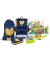 Schulranzen-Set ERGONOMIC FLEXI Kunstfaser blaugold