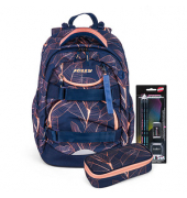 Schulrucksack Next Gen Kunstfaser blaurosa