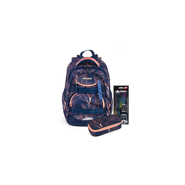 9014400345099 - Schulrucksack Next Gen Kunstfaser blaurosa 9014400345099 JOLLY 9014400345099 - Schulrucksack Next Gen Kunstfaser blaurosa 9014400345099 JOLLY