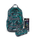 Schulrucksack Next Gen Kunstfaser grünschwarz