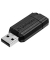 USB-Stick Pinstripe 49062, schwarz, USB 2.0, 8 GB