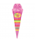 Folienballon Schultüte rosa 3583301 25x76cm