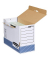 Archivbox Bankers Box 0027701, A4, weiß/blau, innen 15x31,5x26cm, Karton