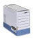 Archivbox Bankers Box 0027701, A4, weiß/blau, innen 15x31,5x26cm, Karton