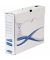 Archivbox Bankers Box Basic 4460102, weiß/blau, Recyclingkarton