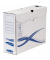 Archivbox Basic 4460202, A4, wei&szlig;/blau, Recyclingkarton