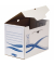 Archivbox Basic 4460402, A4+, wei&szlig;/blau, Recyclingkarton
