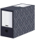 Archivbox Bankers Box Décor Serie 4483001, mitternachtsblau/weiß, innen 14,8x25,1x34,3cm, Karton