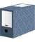 Archivbox Bankers Box Décor Serie 4483901, schieferblau/weiß, innen 14,8x25,1x34,3cm, Karton