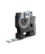 Rhino Schriftband 622289 12mm x 5,5m schwarz/transparent laminiert stark selbstklebend