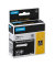 Rhino Schriftband 622290 19mm x 5,5m schwarz/transparent laminiert stark selbstklebend