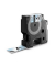 Rhino Schriftband 622290 19mm x 5,5m schwarz/transparent laminiert stark selbstklebend