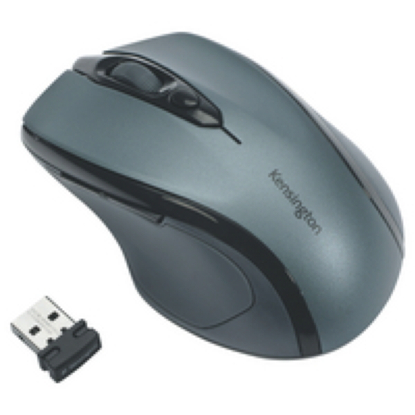 0085896724230 - Funkmaus Pro Fit für Rechtshänder 1750 dpi 5 Tasten & Scrollrad USB-Receiver inkl 2 x AAA Batterien grafitgrau