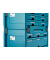 Werkzeugkoffer MAKSTOR 3.4 P-84311 blau 295x215x395mm leer