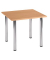 Tischplatte 25-PL88RH buche quadratisch 80x80 cm (BxT)
