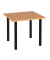 Tischplatte 25-PL88RH buche quadratisch 80x80 cm (BxT)