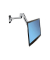 Monitor-Wandhalterung 25,4 cm (10) - 106,7 cm (42) Neigbar+Schwenkbar, Rotierbar Ergotron LX Sit-Stand Wall