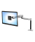 LX Sitz-Steh-Tischmontage-LCD-Arm Monitor-Halterung silber