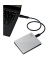 externe Festplatte My Passport Ultra WDBC3C0020BSL-WESN, silber, 2,5 Zoll (6,35cm), 2 TB, HDD