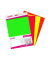 PremiumFlock Neon Aufbügelfolie farbsortiert (neon) Flock-Folie 20,0 cm x 30,0 cm