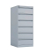 ECO Karteischrank grau/grau 6 Schubladen