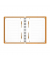 Collegeblock 100103453 Meetingbook, liniert / liniert Rand beidseitig , A5+, 80g, orange, 80 Blatt