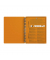 Collegeblock 100103453 Meetingbook, liniert / liniert Rand beidseitig , A5+, 80g, orange, 80 Blatt