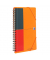 Collegeblock 400080789 Meetingbook Connect, liniert / liniert Rand beidseitig , B5, 80g, orange, 80 Blatt