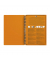 Collegeblock 400080789 Meetingbook Connect, liniert / liniert Rand beidseitig , B5, 80g, orange, 80 Blatt