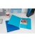 Eckspannmappe TOP FILE+ 400116323, A4 hellblau Karton 390g, mit 3 Einschlagklappen