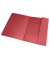 Eckspannmappe TOP FILE+ 400116350, A4 dunkelrot Karton 390g, mit 3 Einschlagklappen